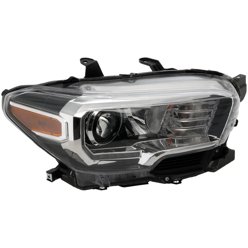 2016–2018 Toyota Tacoma Headlight Set Left & Right Black Housing 2Pc | OEM Fit