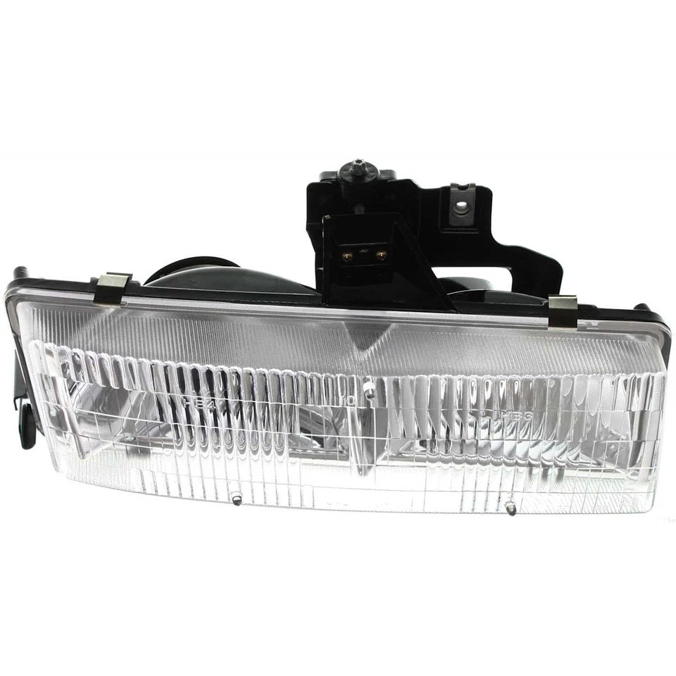 1996–2002 Chevrolet Express 3500 Halogen Headlight Set Left and Right Side w/ Bulb(s) (Pair) | OEM Fit