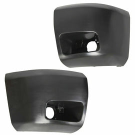 2007–2013 Chevrolet Silverado 1500 Front Bumper End Caps Fog Light Cover Set | OEM Fit