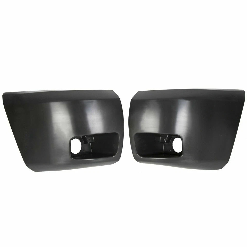 2007–2013 Chevrolet Silverado 1500 Front Bumper End Caps Fog Light Cover Set | OEM Fit