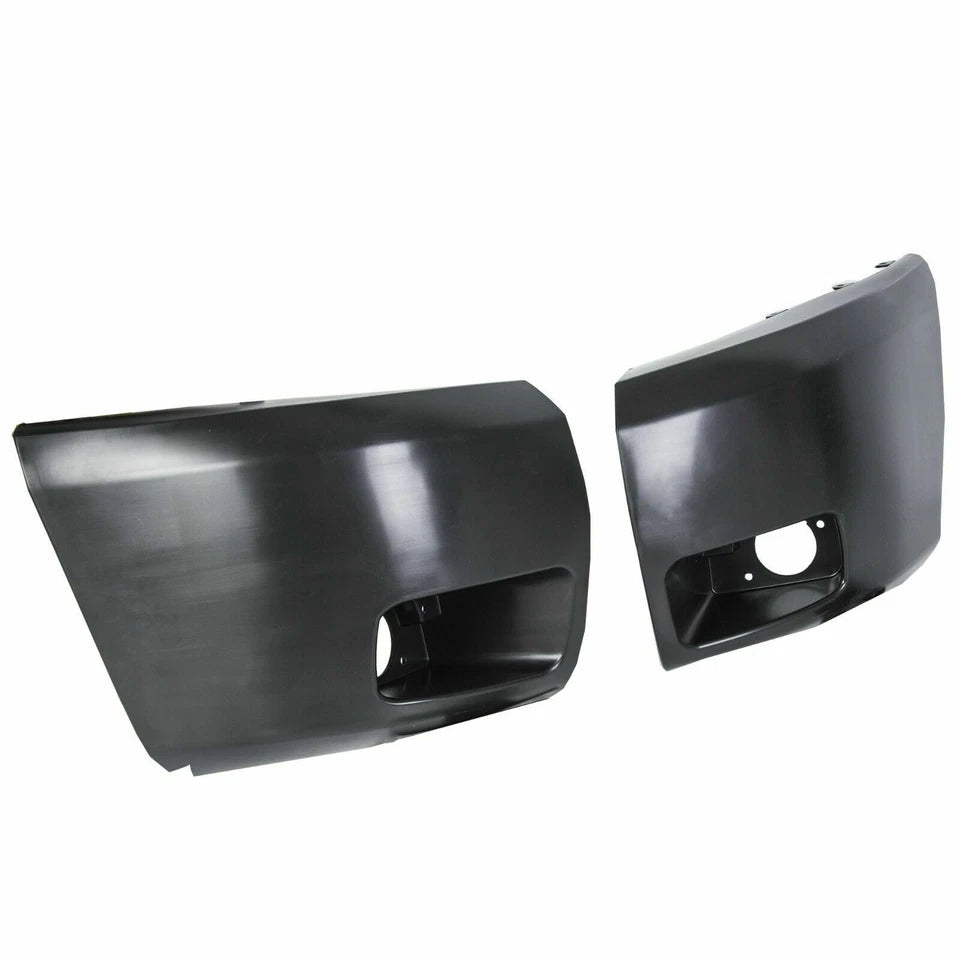 2007–2013 Chevrolet Silverado 1500 Front Bumper End Caps Fog Light Cover Set | OEM Fit
