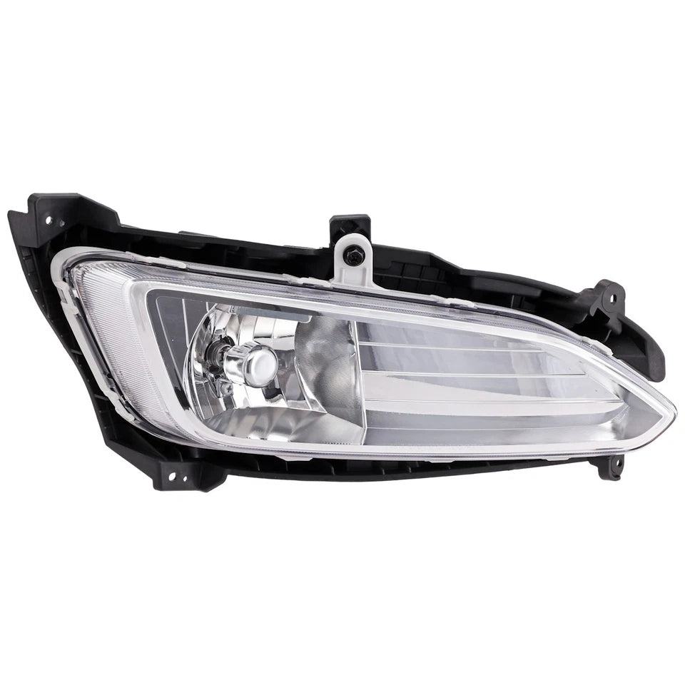 2013–2016 Hyundai Santa Fe Sport Chrome Front Bumper Fog Lights Driving Lamps | OEM Fit