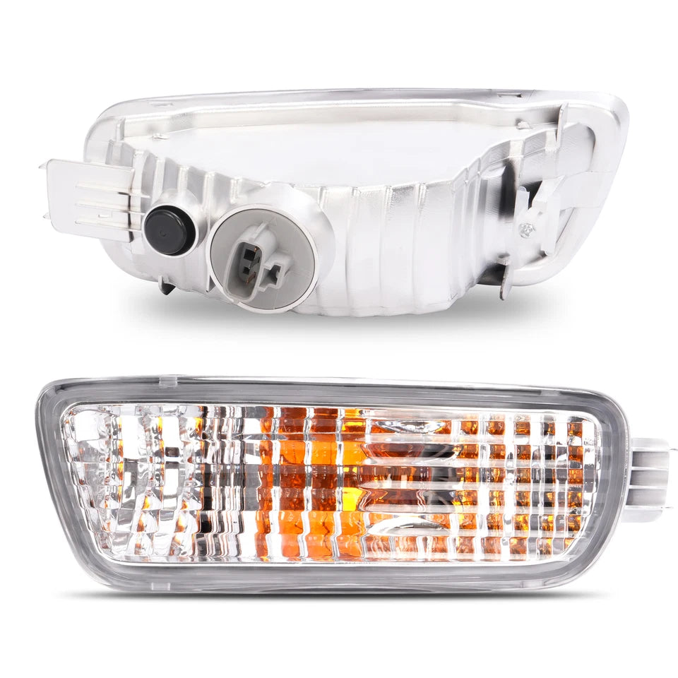 2001-2004 Toyota Tacoma Front Bumper Turn Signal Lights Driver & Passenger | OEM Fit