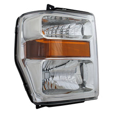 Load image into Gallery viewer, 2008–2010 Ford F-250 Super Duty Headlight Set Driver &amp; Passenger Side Halogen with Bulbs Chrome | OEM Fit