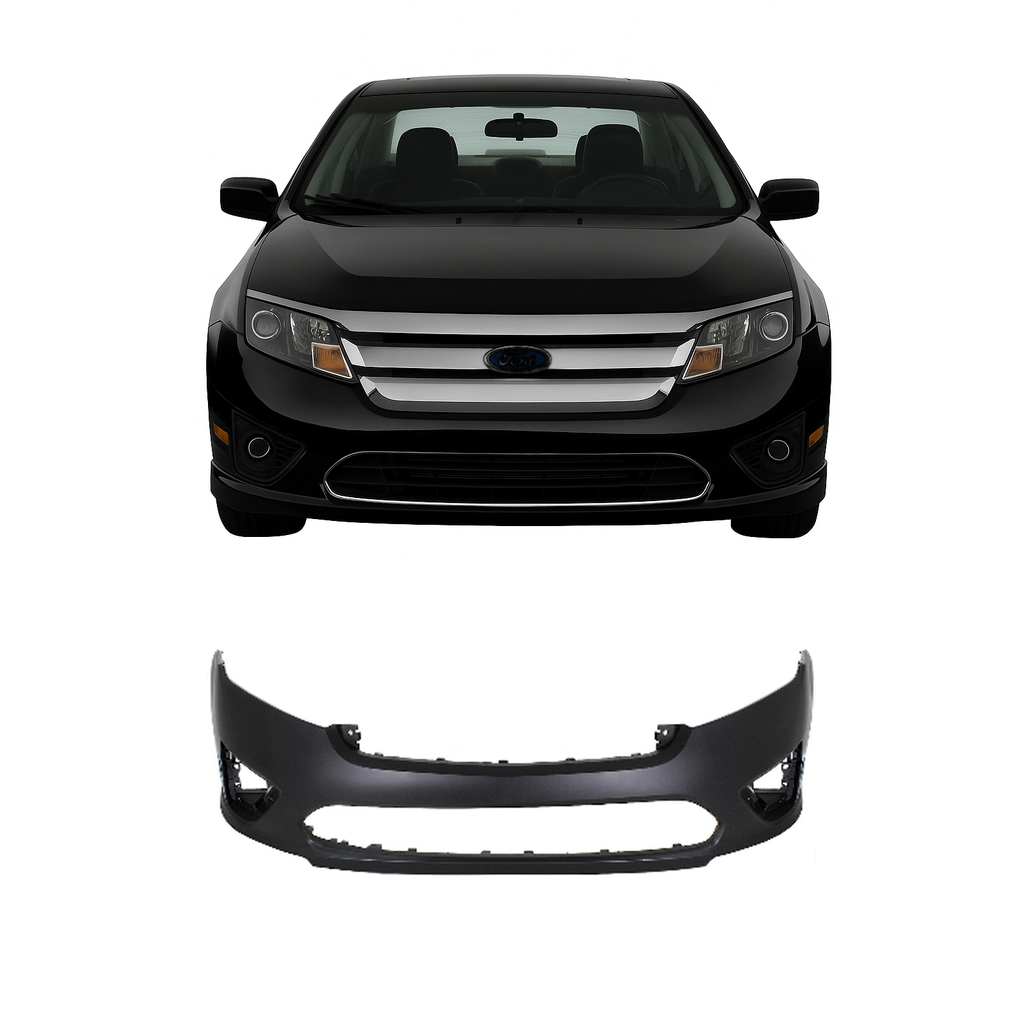 2010-2012 Ford Fusion Front Bumper Cover Fascia Primed FO1000650 | OEM Fit