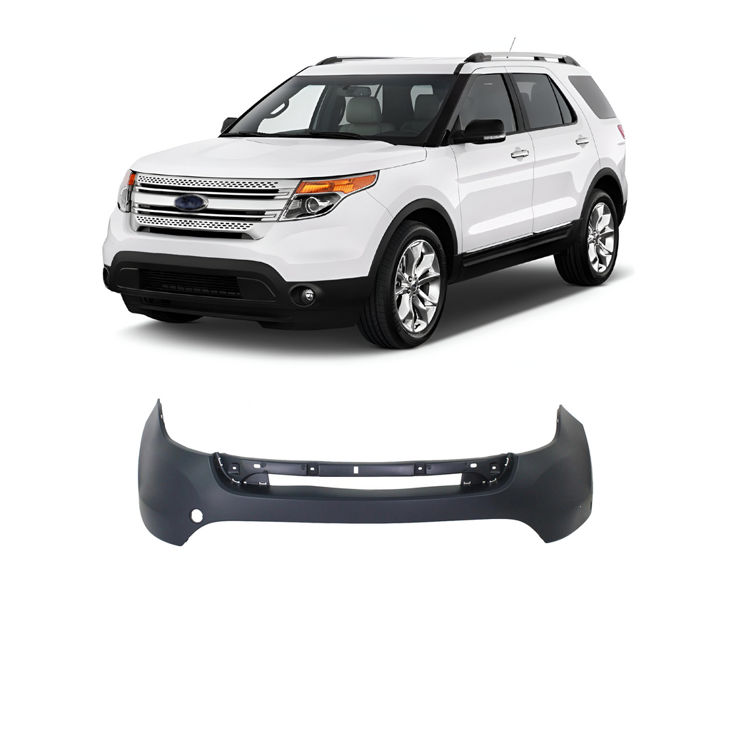 2011-2015 Ford Explorer Front Upper Bumper Cover Primed | OEM Fit