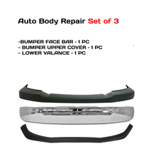 Load image into Gallery viewer, 2003-2023 Chevrolet Express / GMC Savana 1500 2500 3500 4500 Front Bumper Chrome &amp; Valance Kit  | OEM Fit