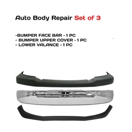 2003-2023 Chevrolet Express / GMC Savana 1500 2500 3500 4500 Front Bumper Chrome & Valance Kit  | OEM Fit