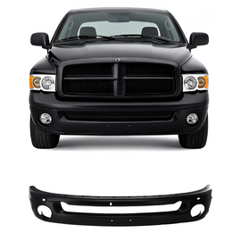 2002–2005 Dodge Ram 1500 Front Bumper Painted Black Steel | OEM Fit