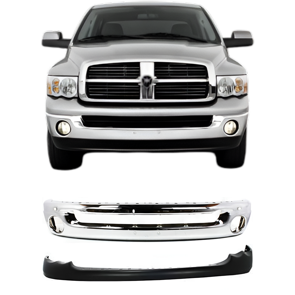2002–2005 Dodge Ram 1500 Laramie  Front Bumper Cover Kit | OEM Fit