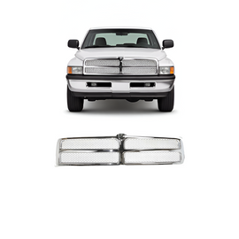 1994–1997 Dodge Ram 1500 / 2500 Front Grille Chrome Shell  | OEM Fit
