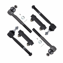 Load image into Gallery viewer, 6PCS Chevrolet GMC K1500 K2500 Suburban Tahoe Front Outer &amp; Inner Tie Rod Ends | OEM Fit