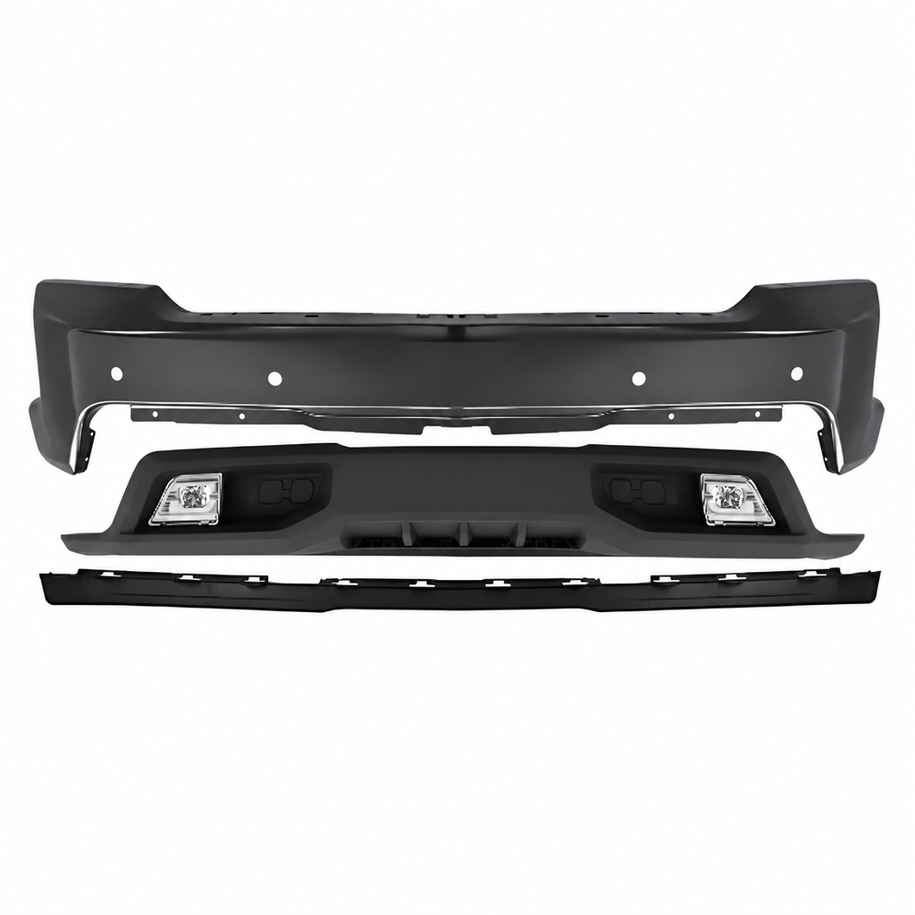 2019-2021 Chevrolet Silverado 1500 Front Bumper Paintable & Valance Kit | OEM Fit