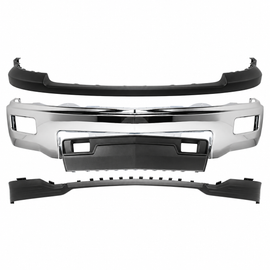 2014-2015 Chevrolet Silverado 1500 Front Bumper Chrome & Valance Kit | OEM Fit