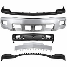 Load image into Gallery viewer, 2014-2015 Chevrolet Silverado 1500 Front Bumper Face Bar Chrome &amp; Valance Kit | OEM Fit