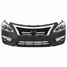 Load image into Gallery viewer, 2013-2015 Nissan Altima Sedan Front Bumper Cover Primed &amp; Headlight Assembly Kit | OEM Fit