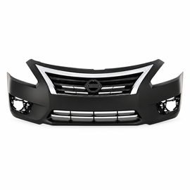 2013-2015 Nissan Altima Sedan Front Bumper Cover Primed & Grille Assembly Kit | OEM Fit