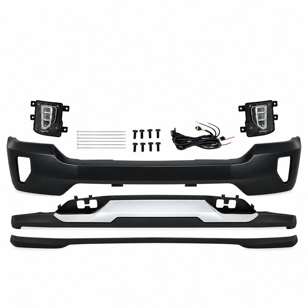 2016-2018 Chevrolet Silverado 1500 Front Bumper Primed & Fog Lights Kit | OEM Fit