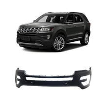 Load image into Gallery viewer, 2016–2017 Ford Explorer Front Bumper Cover Primed w/ PAS &amp; Tow Hook Holes | OEM Fit
