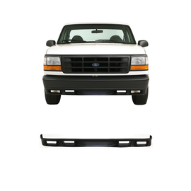 1993-1995 Ford F-150 Lightning Front Bumper Valance w/ Fog Light Hole | OEM Fit