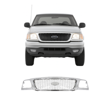 Load image into Gallery viewer, 1999–2003 Ford F-150 / F-250 Super Duty Grille Chrome Plastic | OEM Fit