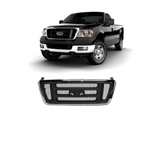 Load image into Gallery viewer, 2004 Ford F-150 Grille Chrome Shell Dark Gray Insert | OEM Fit
