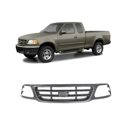 2000–2003 Ford F-150 Front Grille Gray Plastic | OEM Fit