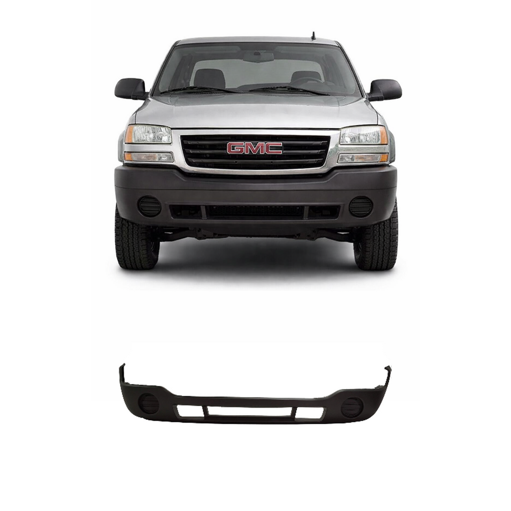 2003–2006 GMC Sierra 1500 / Sierra 3500 Front Bumper Cover Textured | OEM Fit