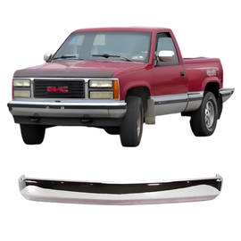 1990–2002 Chevrolet/GMC C/K 1500/2500/3500 Front Bumper Chrome Steel | OEM Fit