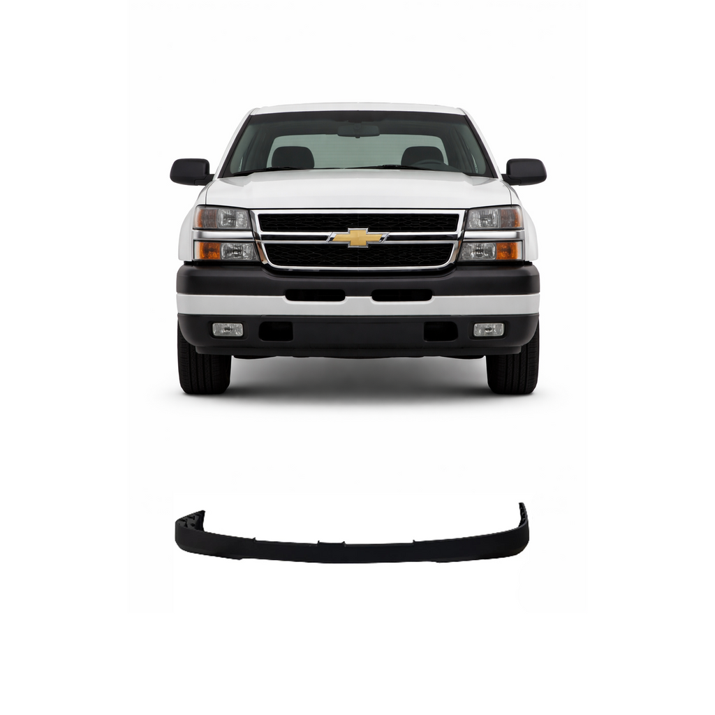 2003–2006 Chevrolet Silverado 2500 HD / Silverado 3500 Front Upper Bumper Cover Textured | OEM Fit