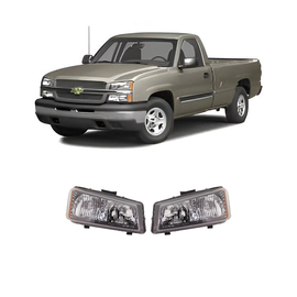 2003–2006 Chevrolet Silverado 1500 Headlight Set Smooth Reflector (1st Design) | OEM Fit