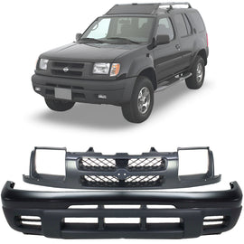 2000-2001 Nissan Xterra SE XE Front Bumper Face Bar & Grille Assembly Kit | OEM Fit