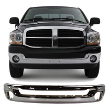 Load image into Gallery viewer, Front Bumper Chrome Steel 2002–2009 Dodge Ram 1500 2500 3500 | OEM Fit