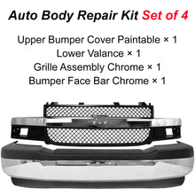 Load image into Gallery viewer, 2003-2017 Chevy Express GMC Savana Front Bumper Chrome &amp; Grille Assembly Kit | OEM Fit