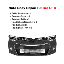 Load image into Gallery viewer, 2014-2016 Toyota Corolla Front Bumper Cover Paintable &amp; Headlight Assembly | OEM Fit