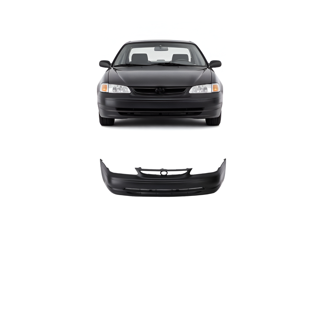 1998–2000 Toyota Corolla Front Bumper Cover Primed 52119-02903 | OEM Fit