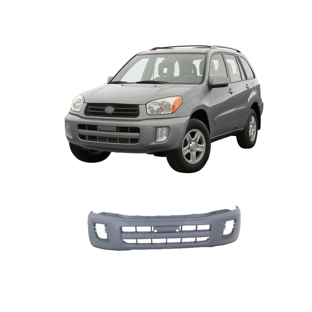 2001–2003 Toyota RAV4 Front Bumper Cover Textured Plastic  | OEM Fit