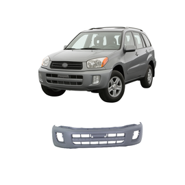 2001–2003 Toyota RAV4 Front Bumper Cover Textured Plastic  | OEM Fit