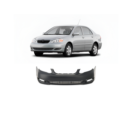 2005–2008 Toyota Corolla Front Bumper Cover Primed | OEM Fit