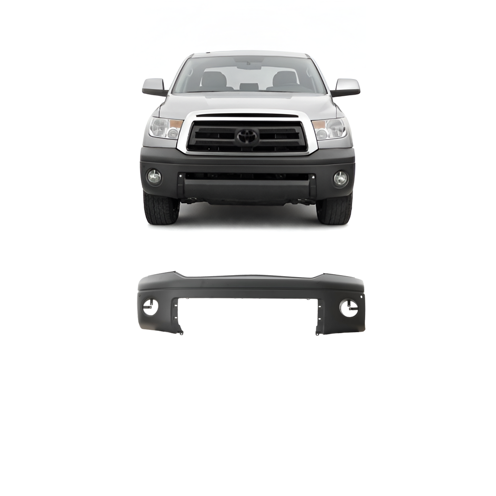 2007–2013 Toyota Tundra Front Bumper Cover Primed Plastic w/ Park Assist | OEM Fit