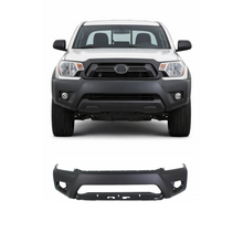 Load image into Gallery viewer, Front Bumper Cover For 2012-2013 Toyota Tacoma w/ Fog Lamp Holes Primed (1-Piece Set)