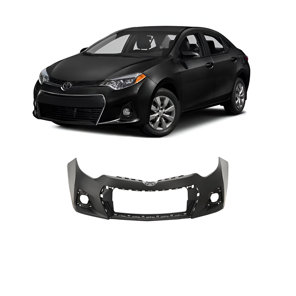 2014–2016 Toyota Corolla Front Bumper Cover Primed | OEM Fit