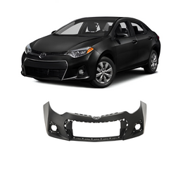 2014–2016 Toyota Corolla Front Bumper Cover Primed | OEM Fit
