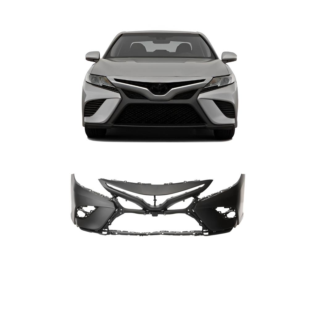 2018–2019 Toyota Camry Front Bumper Cover Primed  | OEM Fit