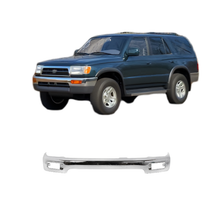 Load image into Gallery viewer, Front Bumper Face Bar For 1996-1998 Toyota 4Runner Limited Chrome Steel (1-Piece Set)
