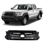 2012–2015 Toyota Tacoma Front Grille Black Plastic | OEM Fit
