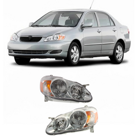 2003–2004 Toyota Corolla  Headlights  | OEM Fit