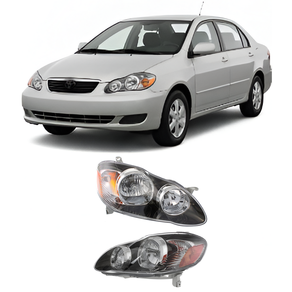 2004–2008 Toyota Corolla Headlight | OEM Fit