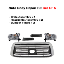 Load image into Gallery viewer, 2010-2013 Toyota Tundra Front Grille Assembly Chrome &amp; Headlights Assembly | OEM Fit