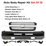 2003-2007 Chevrolet Silverado 1500 Front Bumper Paintable & Bumper Brackets Kit | OEM Fit